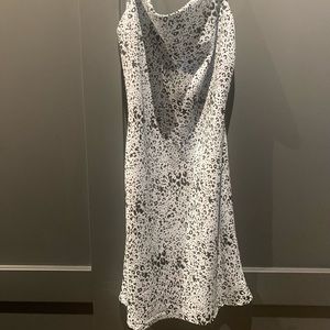 Blue cheetah mini dress